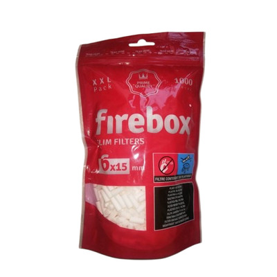 Filter tips Firebox Size 6mm/15mm. 1000pcs.in bag,10 bags