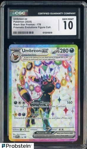 2019 Pokemon SVP EN Black Star Promo #SM176 Umbreon Ex CGC 10 GEM MINT