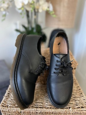 Goodwin Smith schwarze Lederschuhe Größe 10 EU 44