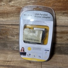 Belkin USB Parallel Printer Adapter w/ Installation Software F5U002v1 P47193