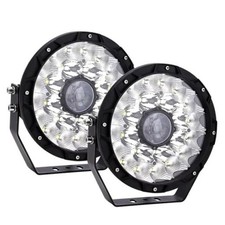Round Led Offroad Light - 9inch 2pcs 300w 32000lm Waterproof Spot Beam W300