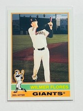 2025 Topps Heritage High Number - Wilmer Flores #518 Chrome Giants