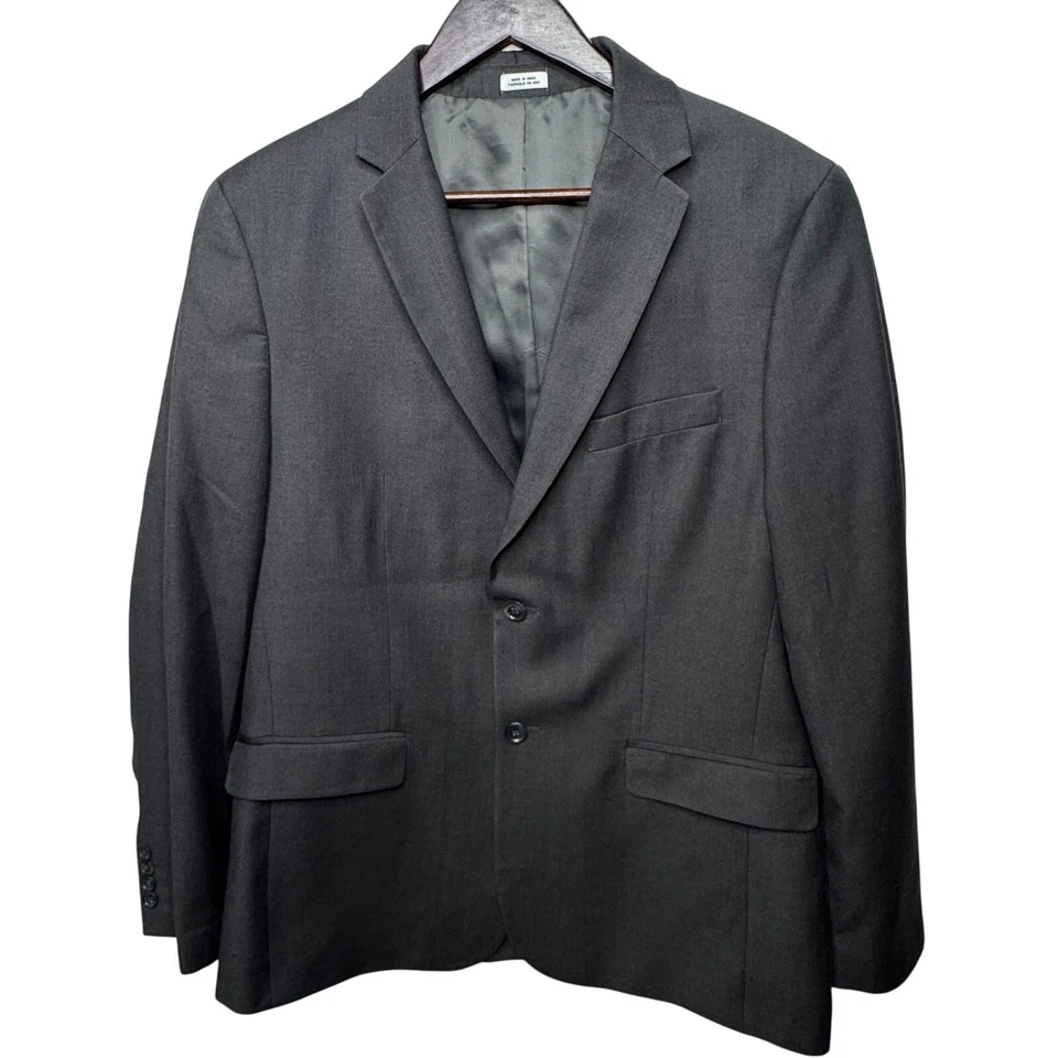 Calvin Klein 3 Piezas Gris Traje Blazer Chaleco Pantalones Talla L 34x30 Foto 2 de 4