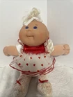Mattel, First Edition , 1988, Cabbage Patch Doll Girl In Red And White Dress