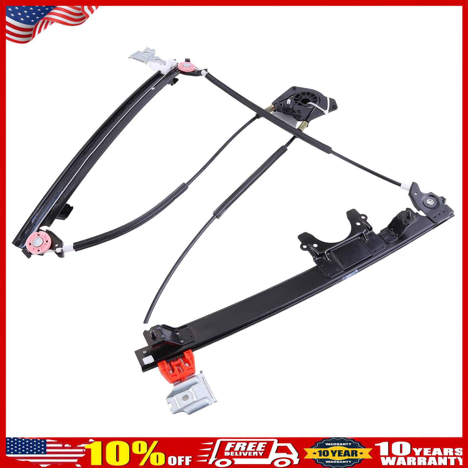 Window Regulator 66944900 Replacement For Maserati Quattroporte 2003-2004 3.2L