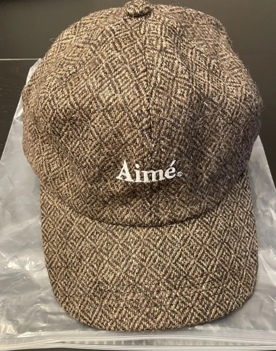 Aime Leon Dore Wool Logo Hat -F/W 21 brown donegal