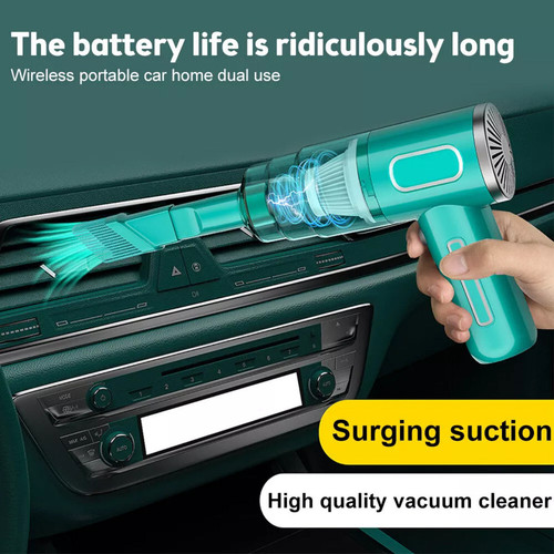 Cordless Hand-Held Vacuum Cleaner Mini Portable Car Auto Home Wireless Handheld - Picture 3 of 10
