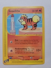 GROWLITHE 80/147 Aquapolis non-holo E-READER Pokemon TCG card NM+ CLEAN! on eBay