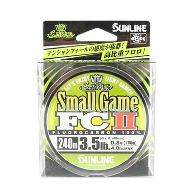 Sunline Fluorocarbon Line Small Game FC II 240m 3.5lb 0.148mm (5354)