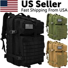 Tactical Backpack 45L Military Molle Large 3 Day Assault Pack Rucking Backpacks