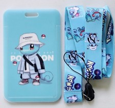 Pokemon Pikachu Lanyard ID Card Holder Keychain Neck Strap