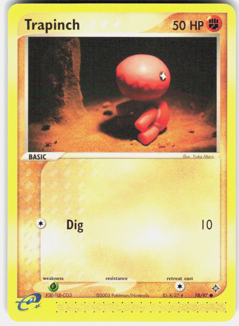 Trapinch 78/97 Dragon Pokemon