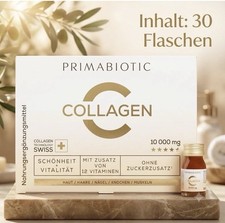 Primabiotic Collagen Kollagen 30 Flaschen 30ml Hoher Kollagengehalt 10000mg …