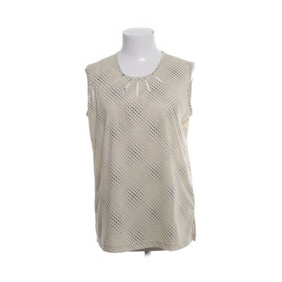 Sommer Chic, Top, Größe: M, Beige/Mehrfarbig, Baumwolle/Polyester #MfY