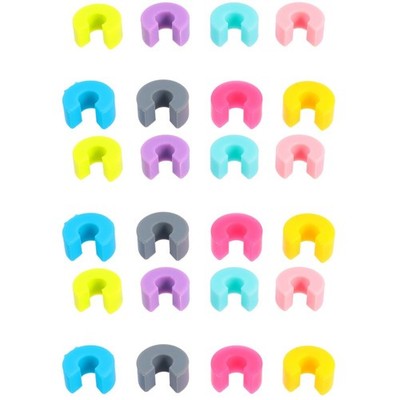 3 Pack Gläsermarkierer Glasmarkierer Silikon Glasmarker Getränkemarker
