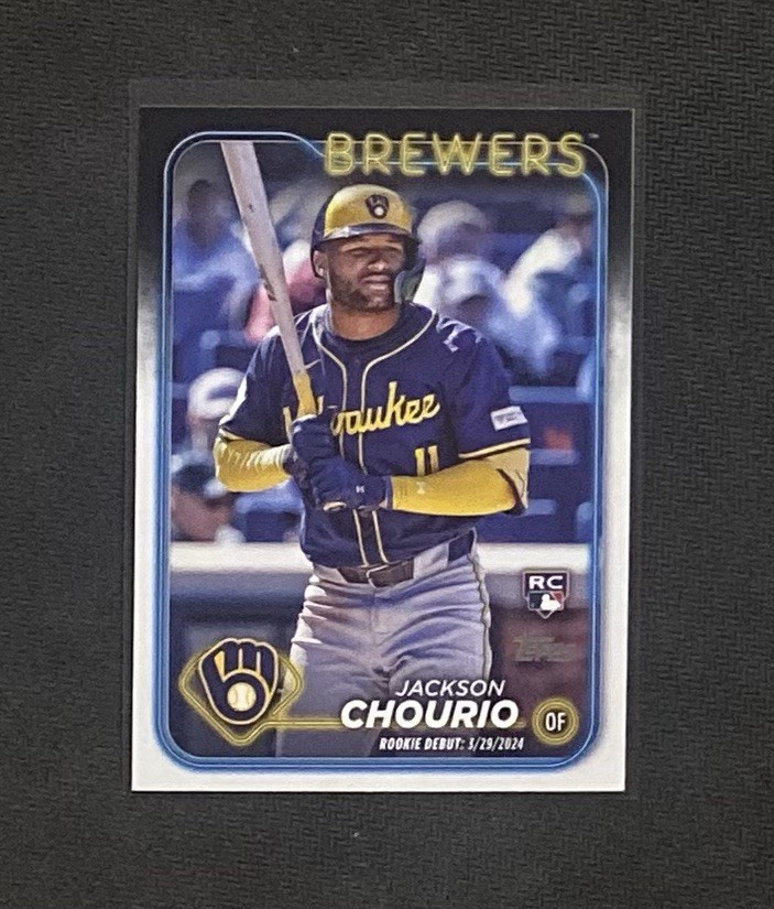 2024 Topps Update Series Jackson Chourio #US155 (RC)