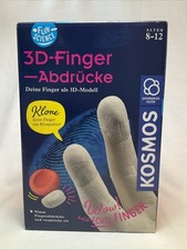 KOSMOS EXPERIMENTIERKASTEN FUN SCIENCE 3D-FINGERABDRÜCKE NEU OVP