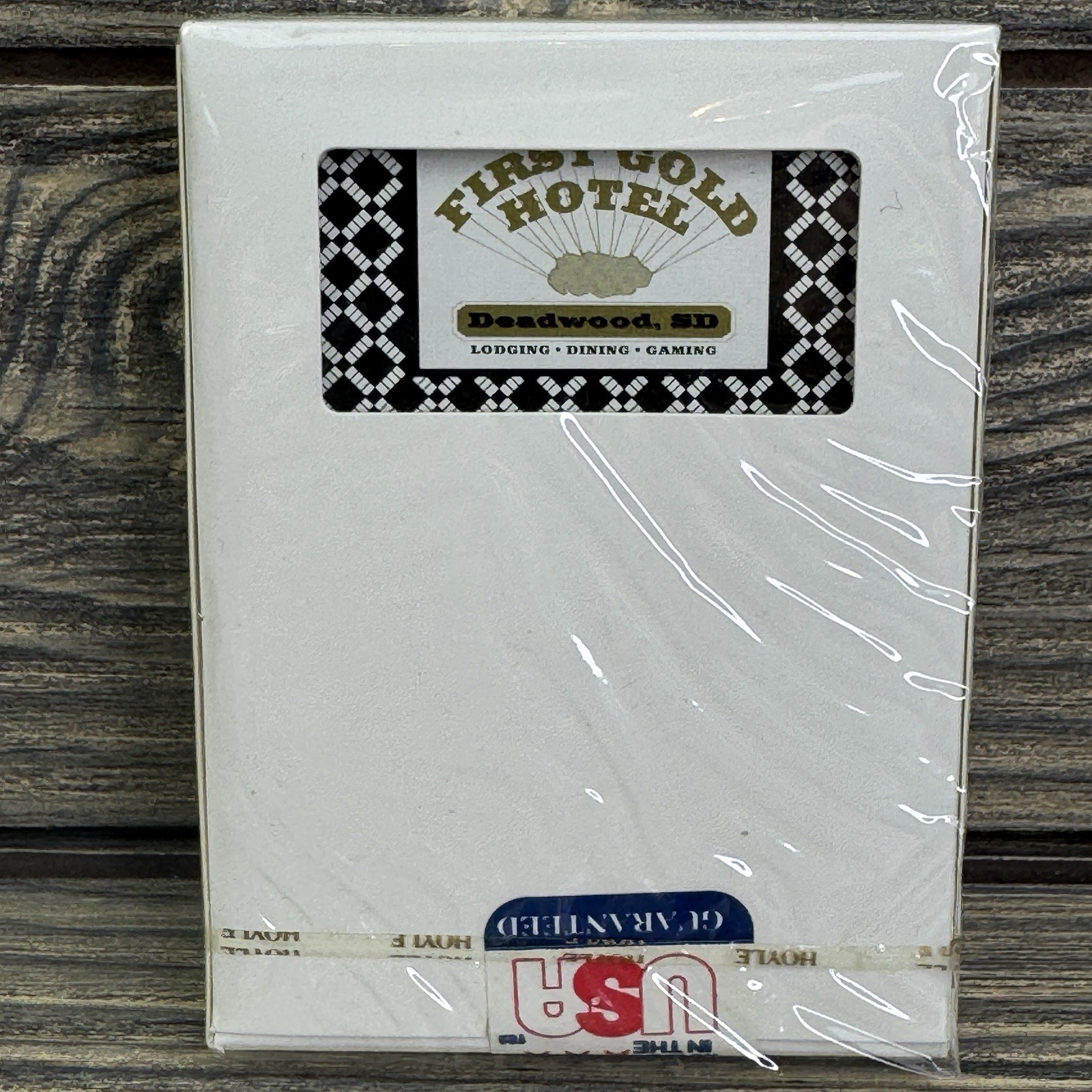 VTG First Gold Hotel Casino Deadwood Hoyle Professional Playing Cards PGC USA