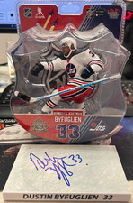 DUSTIN BYFUGLIEN HERITAGE CLASSIC MCFARLANE WITH AUTOGRAPHED BASE NO COA