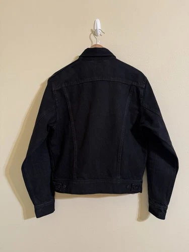 RRL Double RL Ralph Lauren Lot 271 Worn In Black Wash Denim Jacket Medium image 5