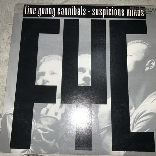 Rock EP LP FINE YOUNG CANNIBALS Suspicious Minds on IRS RARE WHITE LABEL PROMO! - Picture 2 of 5