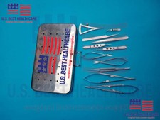 Micro Surgery Instruments Set, Micro Needle Holder, Scissors Micro instruments