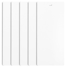 White Vertical Blind Slats Vanes Replacement Blinds Sliding Door 94.5" x 3.5" 