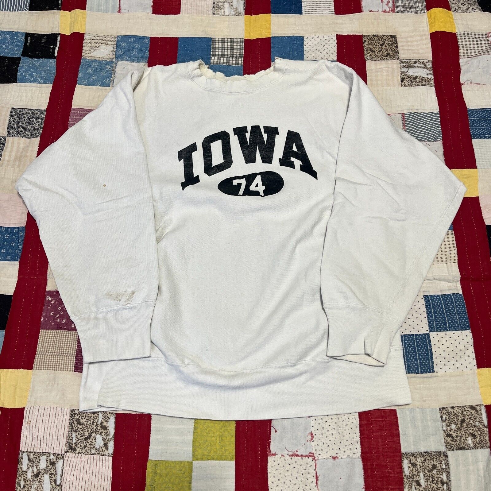 80's Vintage Champion Reverse Weave Sweatshirt Io… - image 1