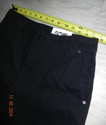 Future Collective Reese Blustien Black High Rise Size 8 NWT Jeans Y2K - Picture 4 of 9