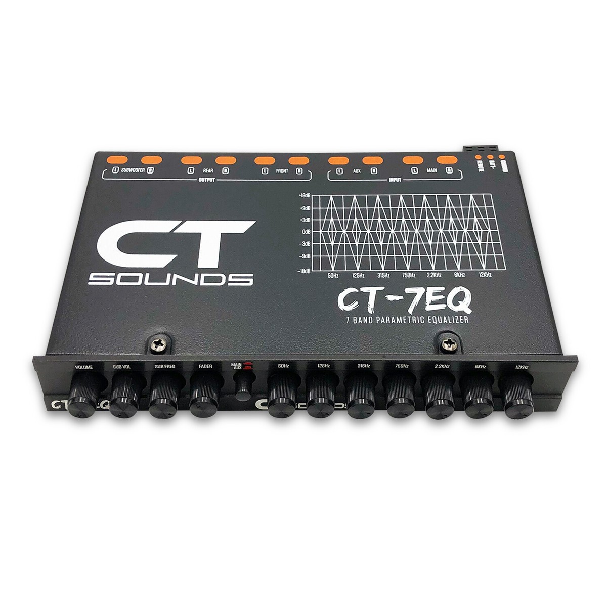 その他 Sound Property Project CD 03 CT Sounds CT-7EQ 7 Band 1/2 Din Parametric Car Audio Equalizer