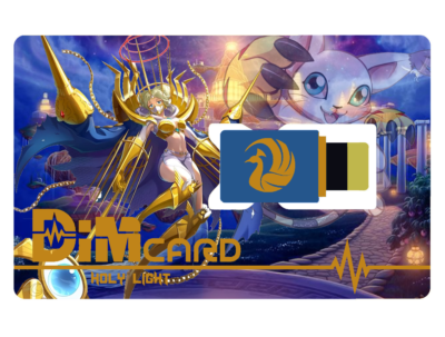 CUSTOM HOLY LIGHT DIM DIGIMON DIM Vital Bracelet/VITAL HERO Dim Card | eBay