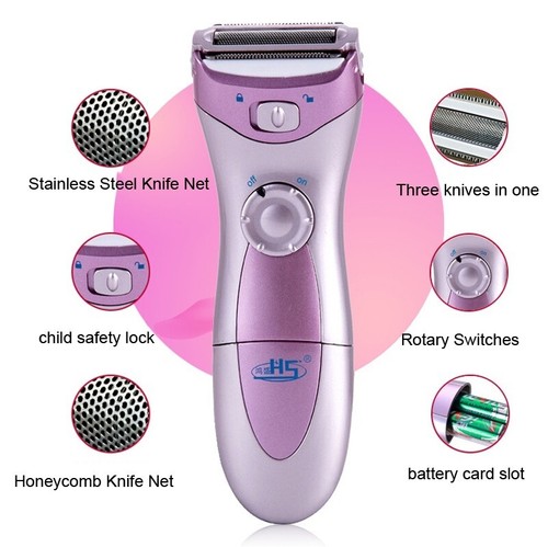 HS-3001 Mujer Electric Lady Shaver Razor Haircut Epilator - Picture 4 of 6