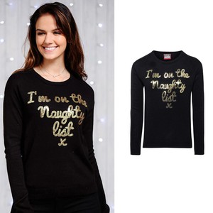 naughty list christmas jumper