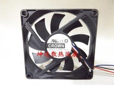 1 PCS CROWN Fan AGE08015B24M DC24V 0.43 8015 8cm 4 wire cooling fan