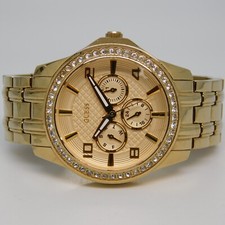 GUESS Waterpro U0147L2 Quartz Analog Women's Watch Sz. 5 1/2" New Battery