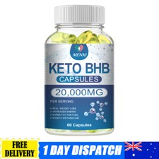 Keto BHB Cápsulas Píldoras de dieta para bajar de peso Quemador de grasa Suplemento dietético de desintoxicación