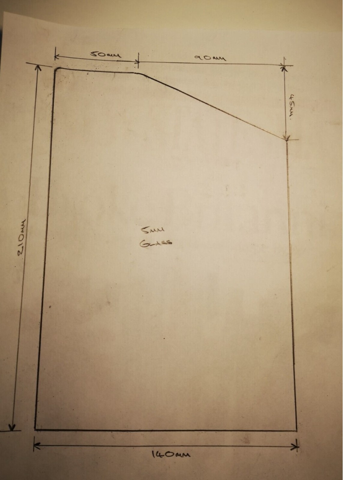Heat Resistant Stove Glass 5mm Multi Fuel Woodburner Glass (Cut to
