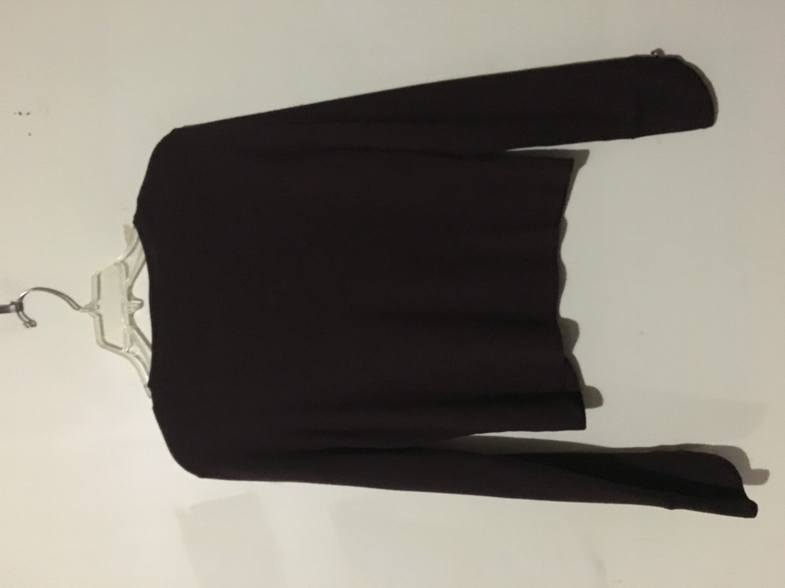 Ann Taylor Size M 72percent Silk Cashmere Cotton Blend Plum Cardigan Sweater Top Women image 5