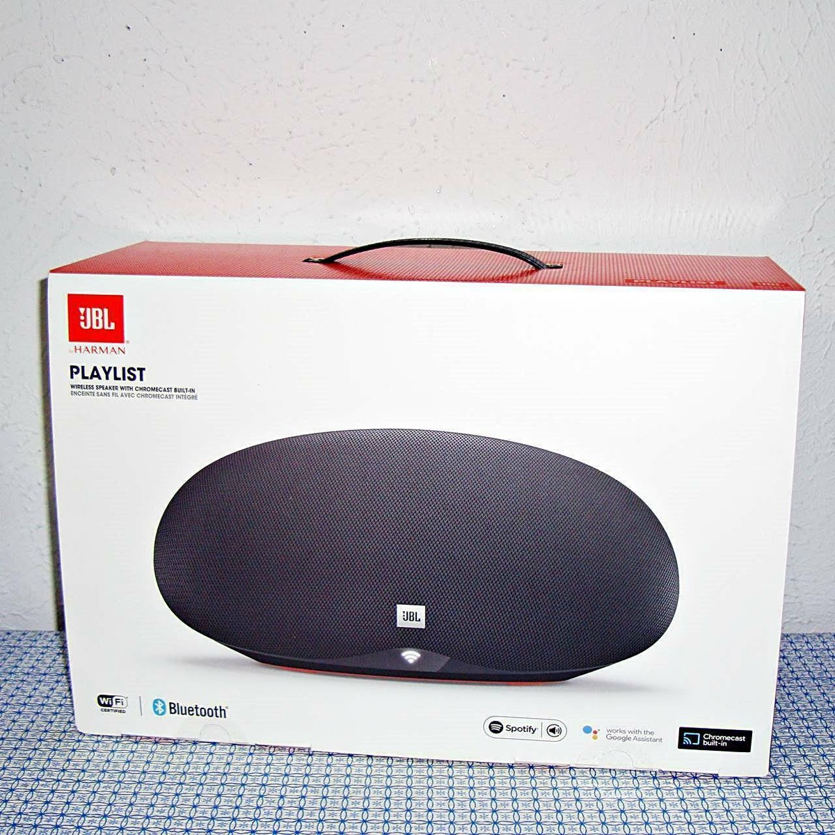 NEW】JBL PLAYLIST WIRELESS POWERED SPEAKER W/ CHROMECAST NEW】JBL PLAYLIST WIRELESS POWERED SPEAKER W/ CHROMECAST