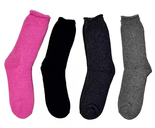 Woman Ladies Thermal Socks Warm Winter Fleece Lined Outdoor Socks 6-11 UK Size