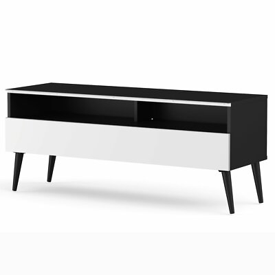 Sonorous VL-1200 Series Modern Wood TV Stand With Wood Legs for TVs up to 65'' - 