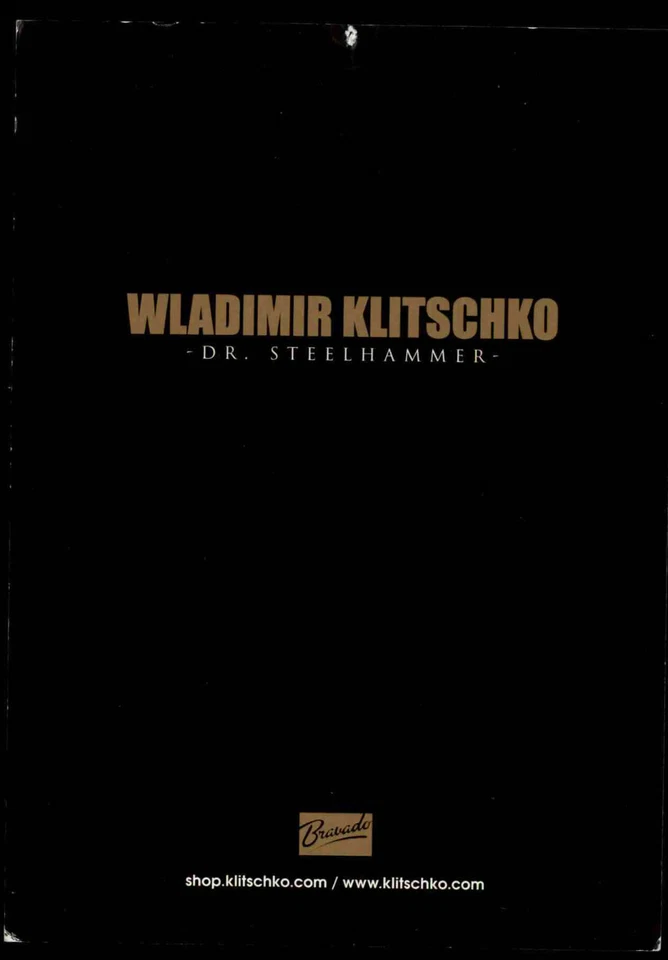 WLADIMIR KLITSCHKO Dr. Steelhammer Boxen Autogrammkarte Original Signiert - Bild 2 von 2