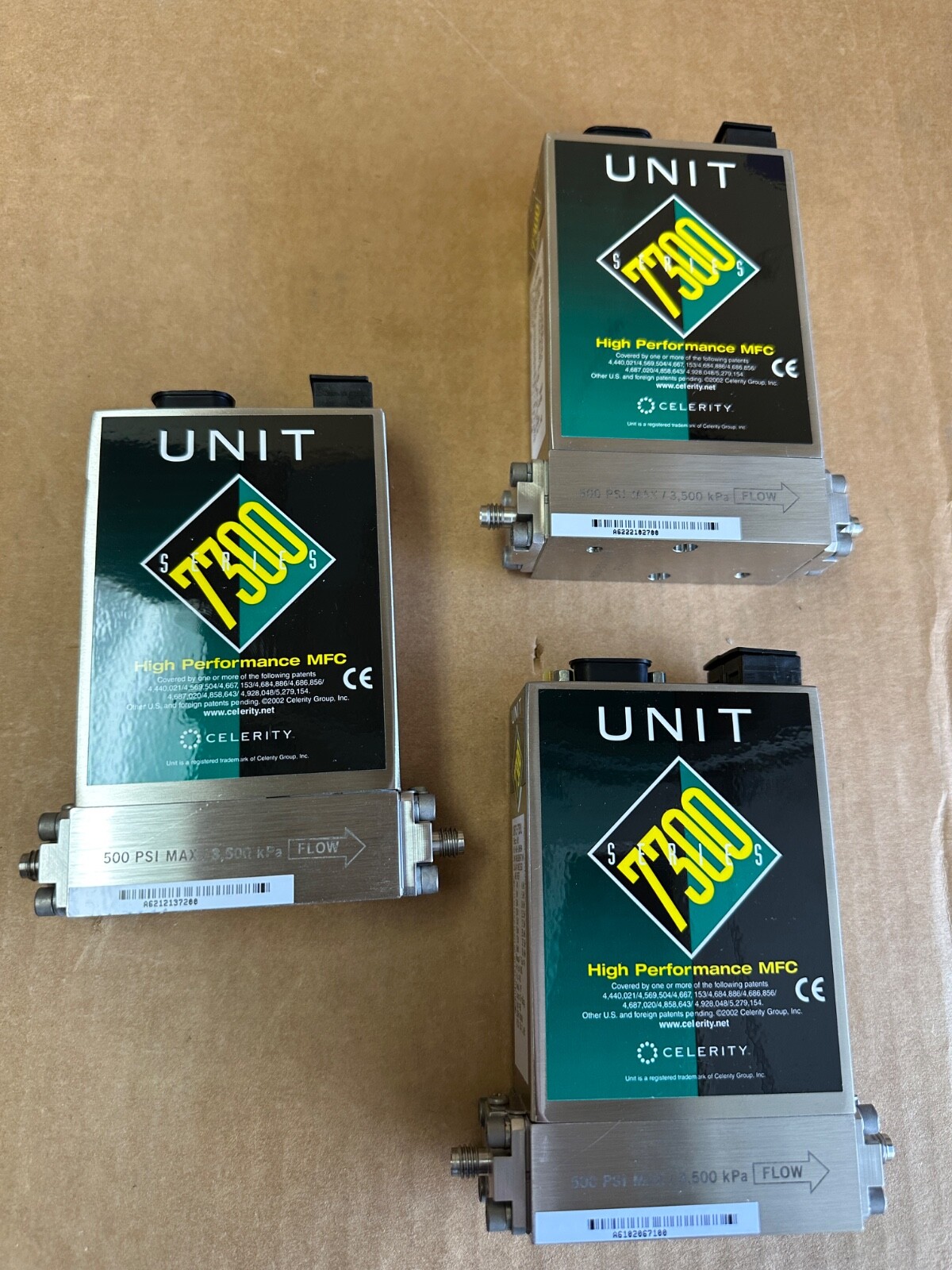 CELERITY MFC, 50 cc N2, SERIES UFC-7301, N2 MASS FLOW CONTROLLER 1/8" Swagelok