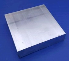 2" x 4" x 4" long 6061 Aluminum Flat Bar Solid Stock Plate Machining T6511