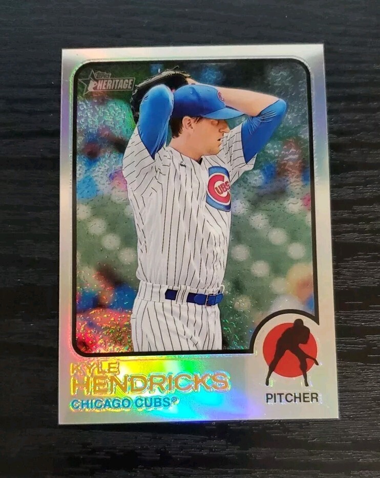 2022 Topps Heritage Chrome Refractor #235 Kyle Hendricks /673