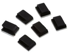 DragRace Concepts Self Adhesive Wire Clips Black  6  DRC-710 