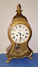 Rare Vintage Du Chateau Neuchatel SSS Marke Chime Bracket/ Mantel Clock Working 