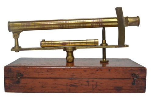 Antique theodolite, drainage level, fantastic provenance, BAMBURGH Castle, 1850s - Afbeelding 3 van 12