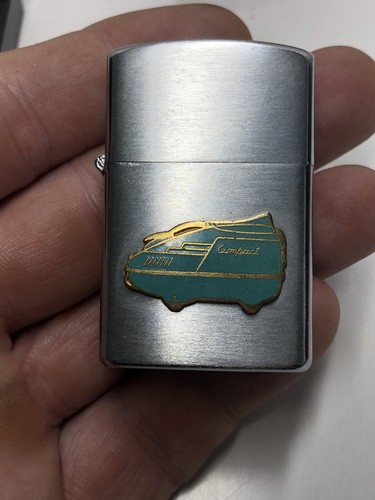 Vintage COMPACT Vacuum advertising lighter With Box Unused IDEALINE (A12) - Picture 2 of 7