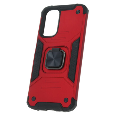 FÜR XIAOMI REDMI NOTE 9 PRO MAX - NITRO Hülle Case Schale Ring Tasche Handy ROT